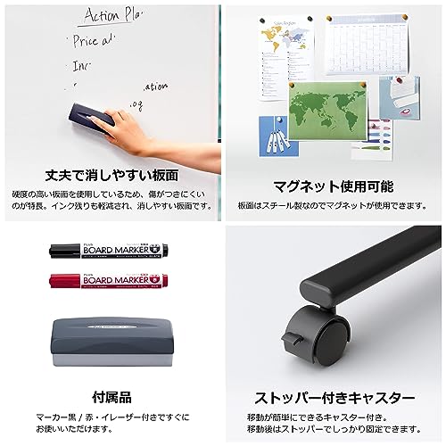 Amazon.co.jp: PLUS プラス ファニチャー: 両面タイプのホワイトボード